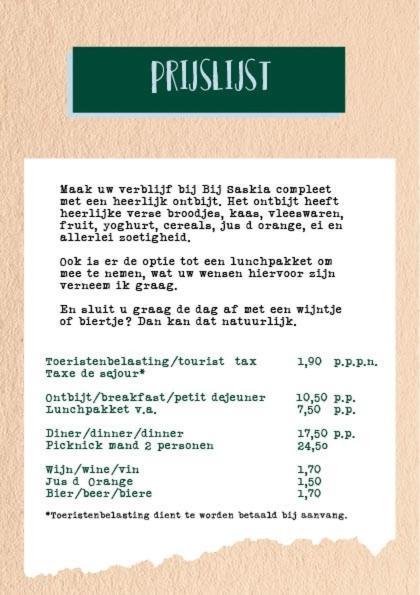 Bij Saskia Eten En Slapen Oosterbeek Ngoại thất bức ảnh